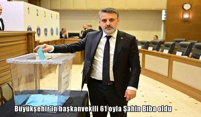 Bursa Büyükşehir’de AK Partili Şahin Biba dönemi: 61 oyla başkan vekili seçildi