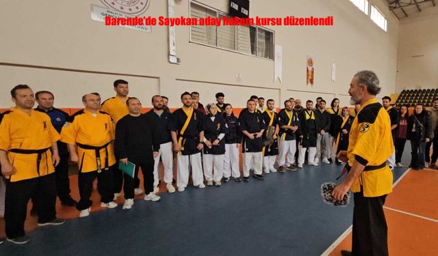 Darende’de Sayokan Aday Hakem Kursuna Yoğun İlgi