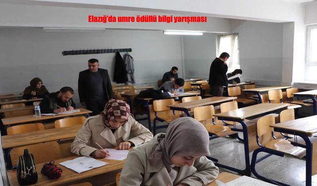 Elazığ’da Umre Ödüllü Gençlik Bilgi Yarışması Yoğun Katılımla Gerçekleştirildi