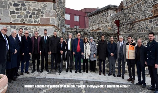 Erzurum Kent Konseyi’nden ortak bildiri