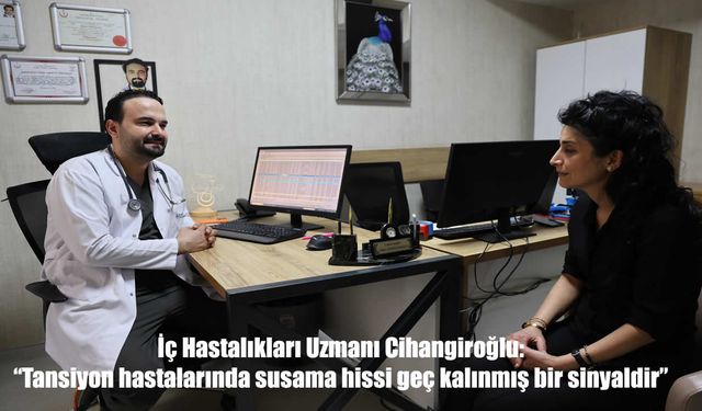 İç Hastalıkları Uzmanından tansiyon uyarısı