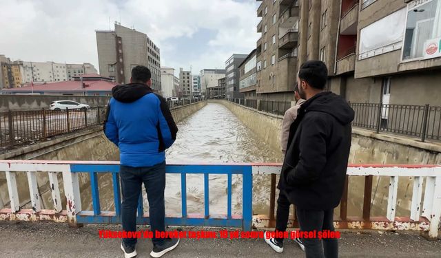 Kuruyan dereler yağışla yeniden canlandı