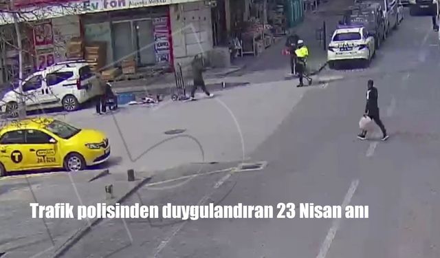 Erzincan’da 23 Nisan’da yürek ısıtan davranış: Çocuğun uçan balonunu yakaladı