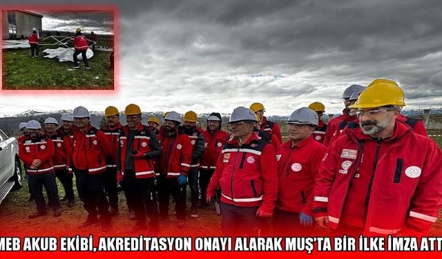 Muş MEB AKUB ekibine “Hafif Düzey Afetlerde Acil Barınma” akderitasyonu