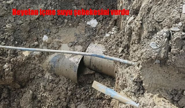 Hakkari’de heyelan su hattını vurdu: 4 gündür kesinti yaşanıyor