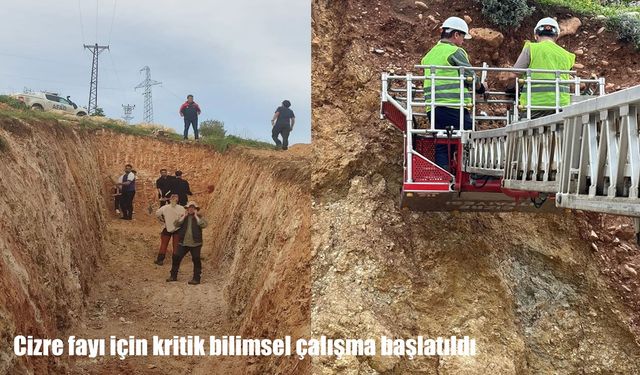 Cizre fay hattında tarihi çalışma: Geçmiş depremlerin izleri araştırılıyor