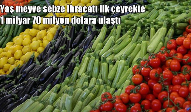 Türkiye dünyayı besliyor: İlk çeyrekte 1 milyar doları aşan rekor başarı