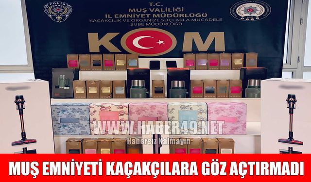 Muş’ta kargo operasyonu: Kaçak ürünler ele geçirildi