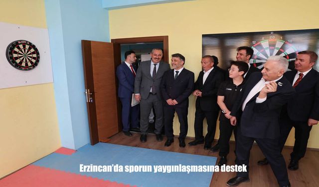 Binali Yıldırım Erzincan’da Spor Kulübünü Ziyaret Etti