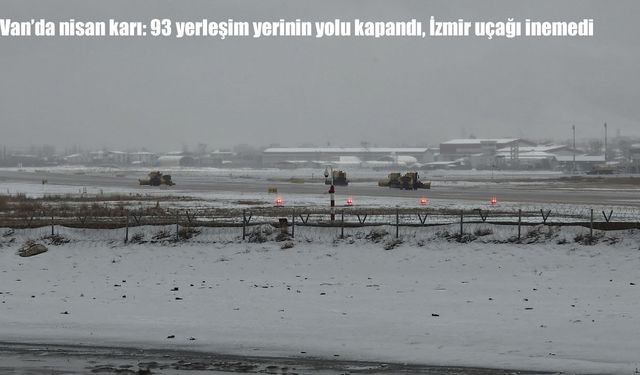 Van’da kar ve sis etkili oldu: İzmir uçağı inemedi