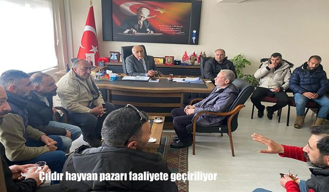 Çıldır Belediyesi hayvan pazarını hizmete açıyor