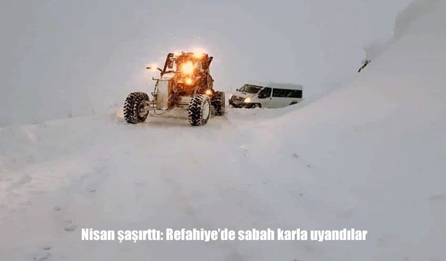 Refahiye gözünü karla açtı