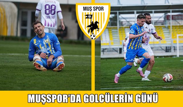 Muşspor’da golcüler şov yaptı: Hem galibiyet hem krallık yarışı geldi