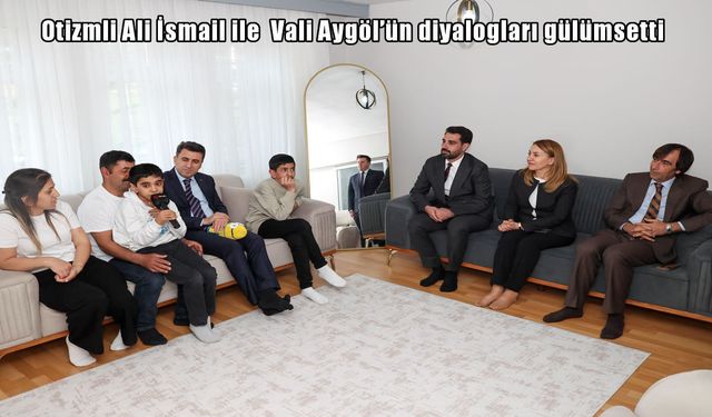 Tunceli Valisi Aygöl’den otizmli kardeşlere ziyaret