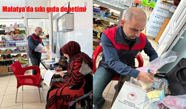 Malatya’da süt ve süt ürünlerine yönelik denetim
