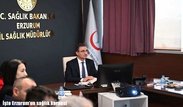 Erzurum’da sağlık raporu: Hekime başvuru oranı dikkat çekti