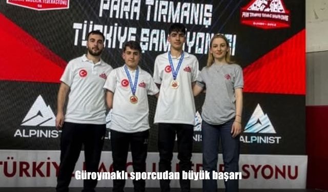 Bitlisli Sporcu Türkiye Şampiyonasında zirveye çıktı