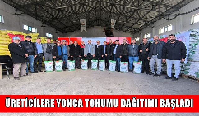 Muş’ta 5 milyonluk proje: 130 üreticiye yonca tohumu dağıtımı başladı