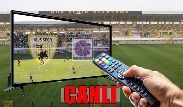 Muşspor kendi evinde galibiyet peşinde: Maç CANLI yayında