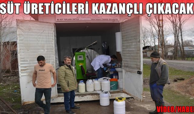 Yeşilova’da süt toplama merkezi hizmete girdi