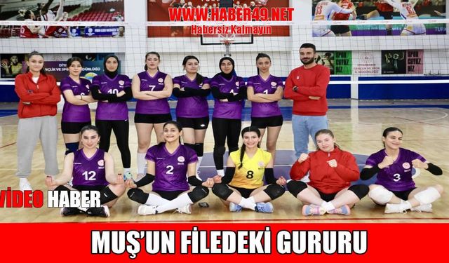 Muş KYGM voleybol takımı bölge şampiyonu oldu