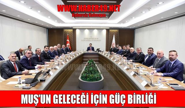 Muş’un kalkınma hedeflerine bakanlık desteği