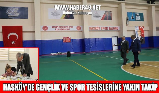 Muş’ta gençlik yatırımları yerinde incelendi