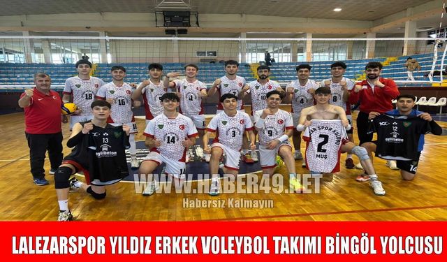 Muş Lalezarspor Yıldız Erkek Voleybol Takımı Bingöl yolcusu: Hedef şampiyonluk