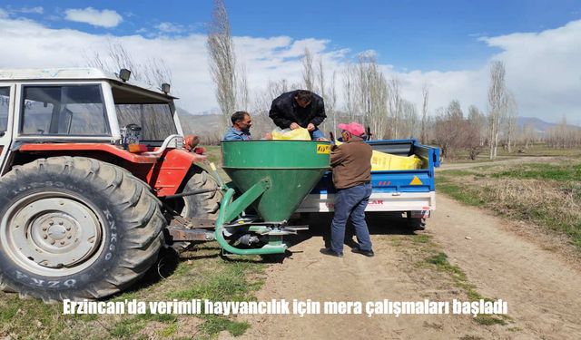 Erzincan’da 7 Köyde Mera Islah Seferberliği