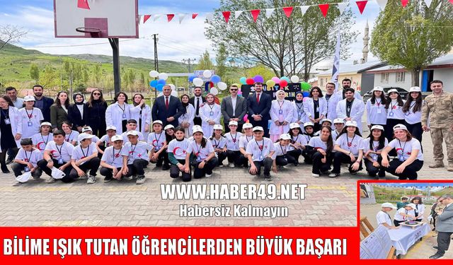 Korkut’ta düzenlenen TÜBİTAK Bilim Fuarı’na yoğun ilgi