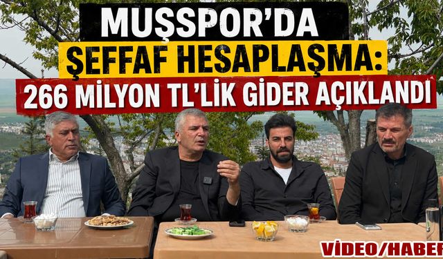 Muşspor Başkanı Fatih Cengiz’den şeffaflık çağrısı: Eleştiriye açığız, iftiraya değil