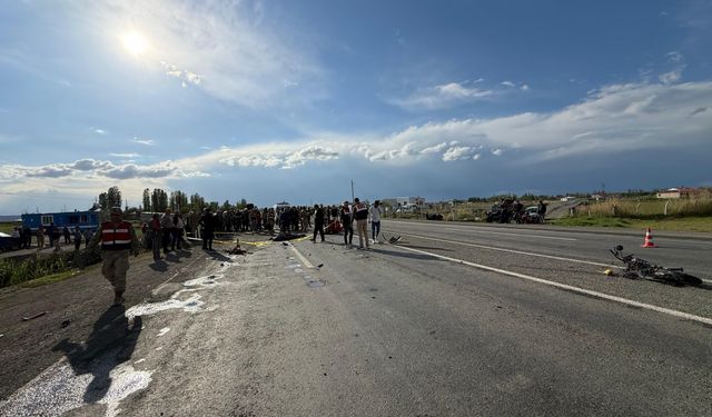 Iğdır’da otomobilin çarptığı motosiklet sürücüsü hayatını kaybetti