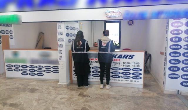 Kars’ta şehirlerarası otobüs firmalarına sıkı denetim