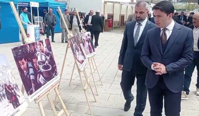 Erzurum’da Gazze için hayır çarşısı kurdular