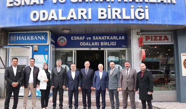 AK Parti Erzurum Milletvekili Altınok’tan ESOB’a ‘hayırlı olsun’ ziyareti
