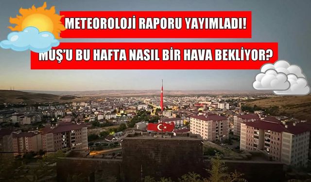 Muş’ta bahar yeniden yüzünü gösteriyor: Sıcaklıklar artıyor
