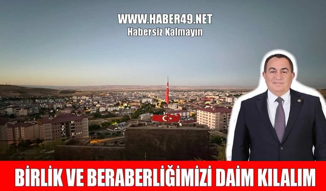 AK Parti Muş Milletvekili Mehmet Emin Şimşek'ten Kurban Bayramı mesajı
