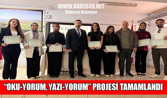 Muş’ta gençler Safahat’ın ruhunu sahneye taşıdı