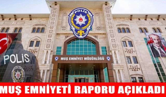 Muş Emniyeti açıkladı: 5 bin 693 kişi sorgulandı