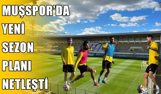Şampiyonluk hedefleyen Muşspor’da gözler 20 Temmuz’a çevrildi
