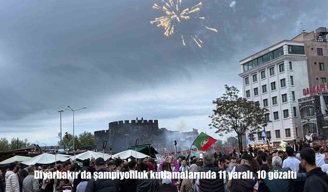 Amedspor kutlamalarında korkutan bilanço: 11 yaralı, 10 gözaltı