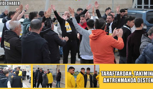 Muşspor taraftarı takımını antrenmanda da yalnız bırakmadı