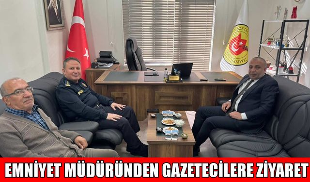 Muş İl Emniyet Müdürü Kuzudişli’den Gazeteciler Cemiyeti’ne anlamlı ziyaret