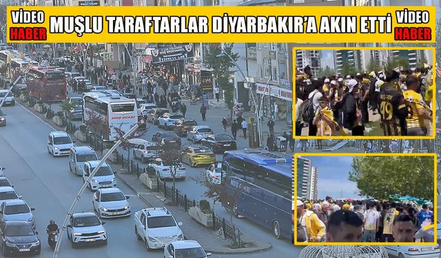 Muşlular play-off final maçı için Diyarbakır’a akın etti