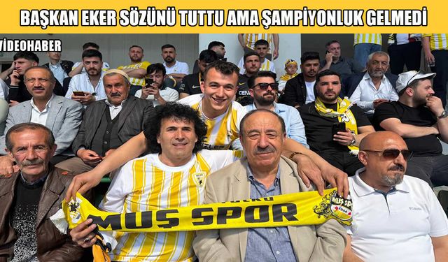 Zeki Eker: Muşspor’un yürüyüşü bitmedi