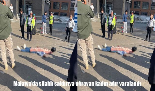 Malatya’da sokak ortasında dehşet: Kadına pompalı tüfekle saldırı