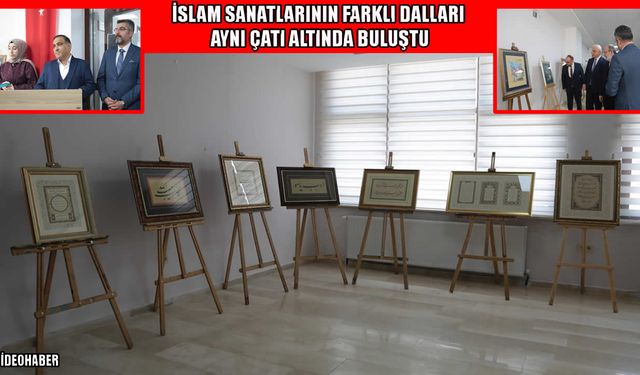 “Nakş-ı Zer İslam Sanatları” sergisi MAUN’da ziyarete açıldı