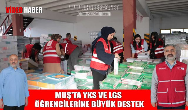 Muş’a 7 TIR kitap desteği: 280 bin kitap ihtiyaç sahibi öğrencilere dağıtılacak