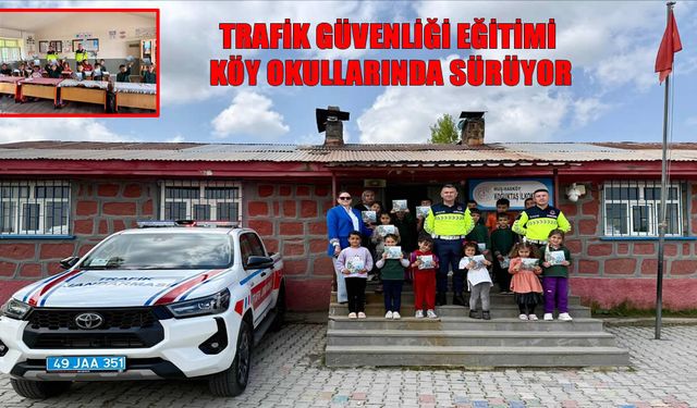 Muş’ta minik öğrencilere jandarmadan trafik eğitimi