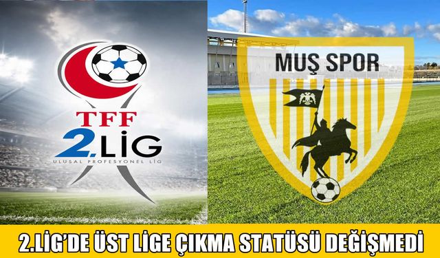 TFF 2. Lig’de yeni sezon statüsü belli oldu: 4 takım yükselecek, 6 takım düşecek